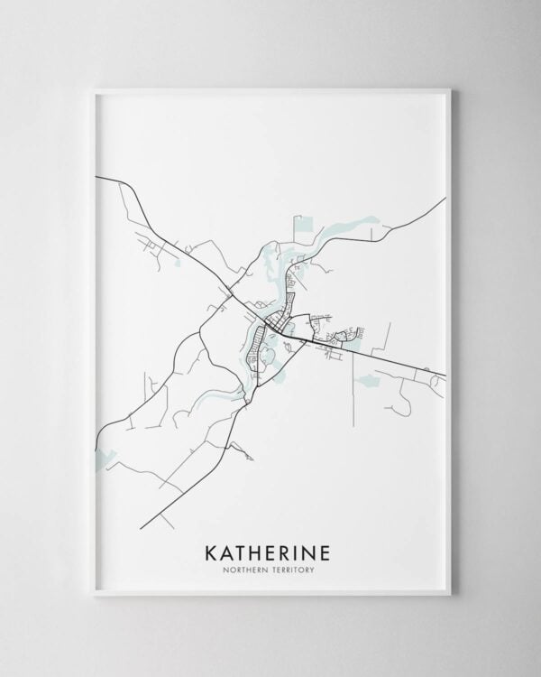 Katherine Map Print