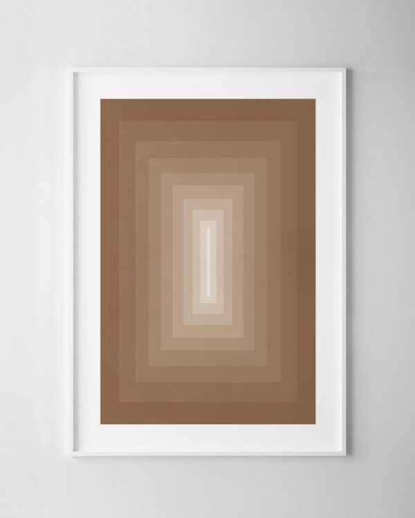 Reverse Illusion Abstract Print