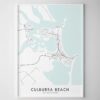 Culburra Beach Map Print
