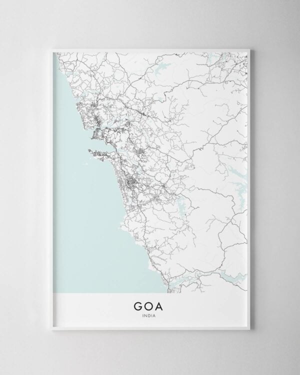 Goa Map Print