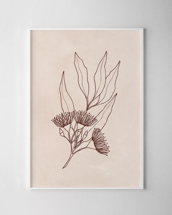 Native Illustrative Print – Eucalyptus