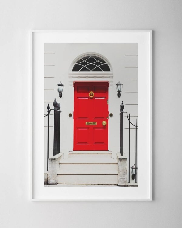 Red Door Print