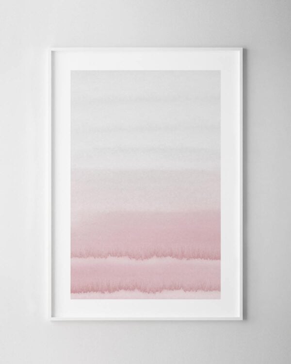 Grey & Blush Print No.3