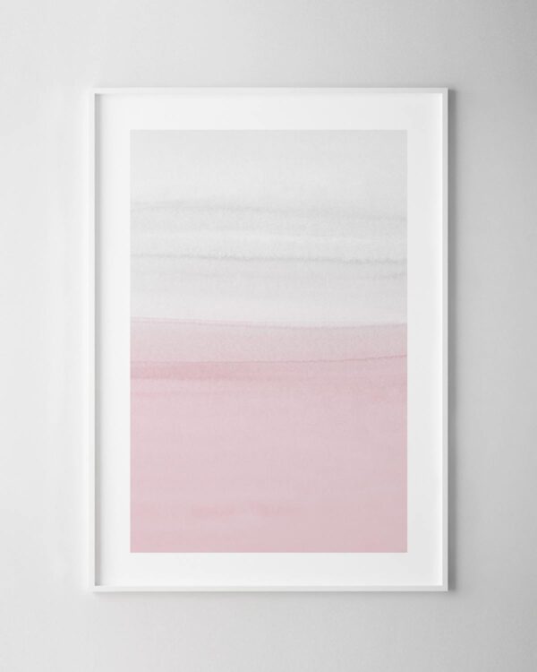 Grey & Blush Print No.4