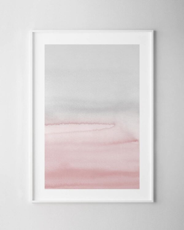 Grey & Blush Print No.5