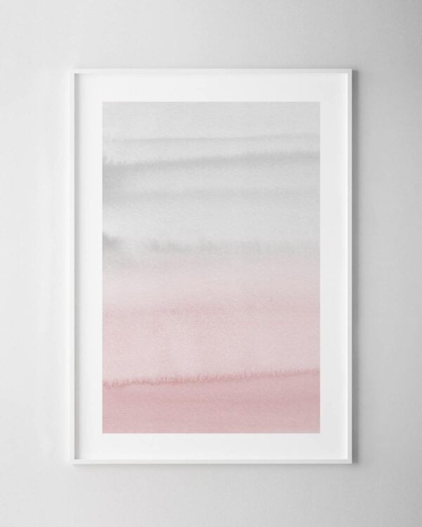 Grey & Blush Print No.6