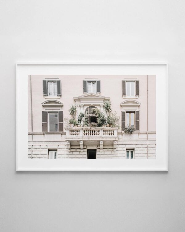 Balcony of Plants Print