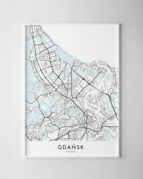 Gdansk Map Print