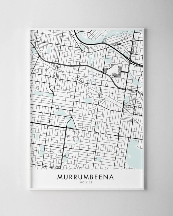 Melbourne – Murrumbeena Map Print