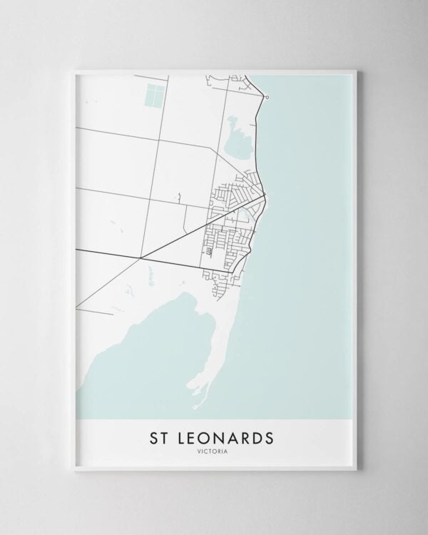 St Leonards VIC Map Print
