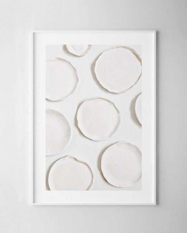 White Plates Print