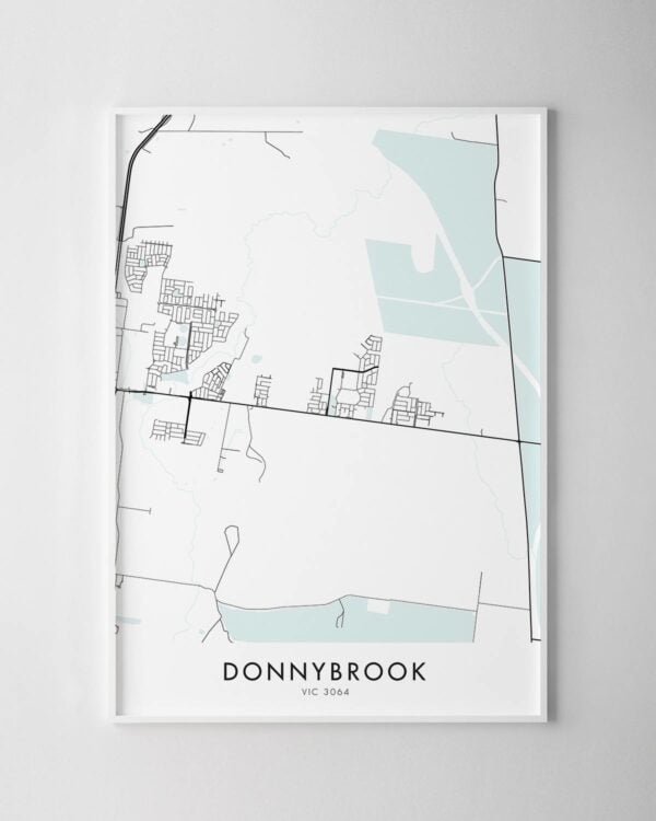 Melbourne – Donnybrook Map Print