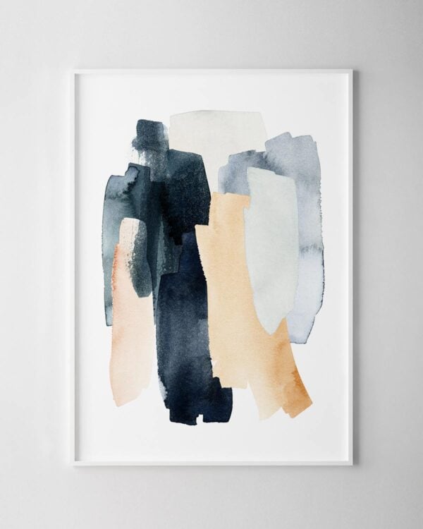 Paint Strokes Print No.12