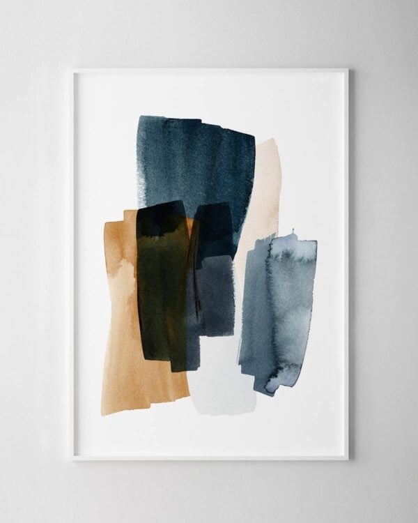 Paint Strokes Print No.13