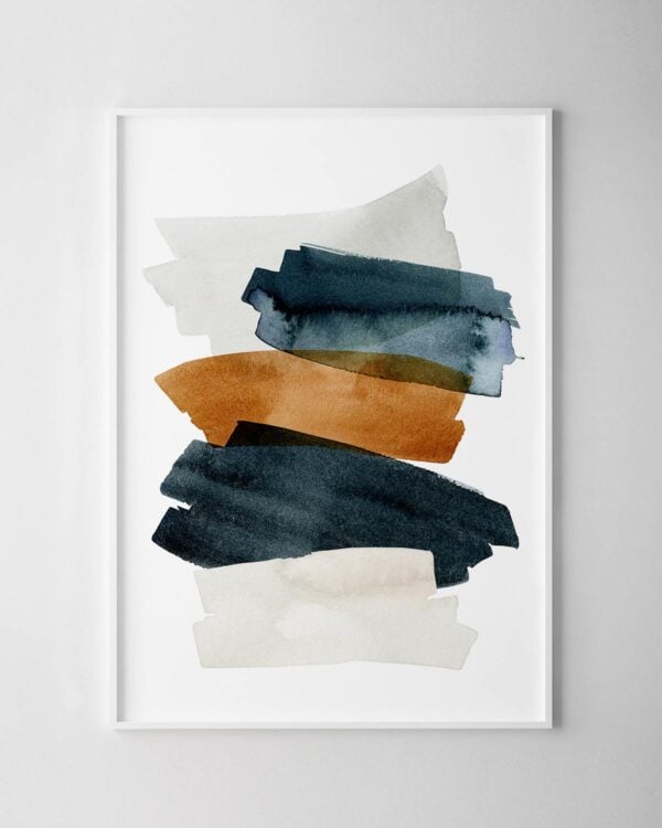 Paint Strokes Print No.14