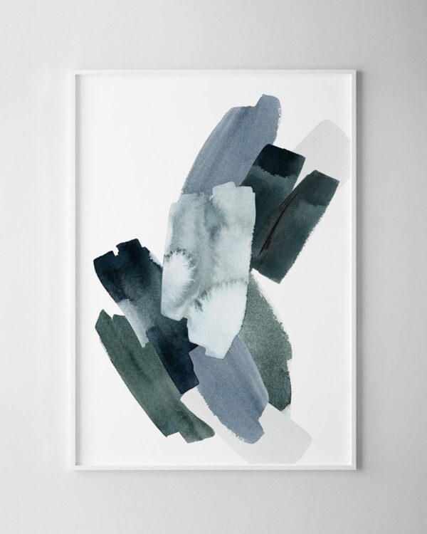 Paint Strokes Print No.8