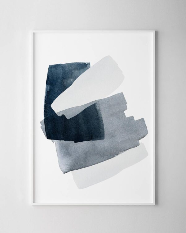 Paint Strokes Print No.9