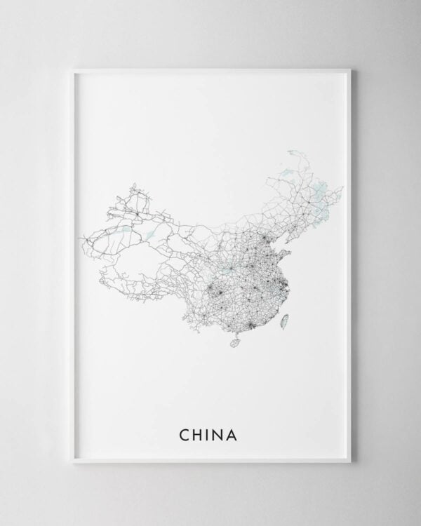 China Map Print
