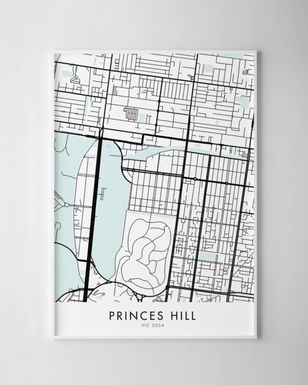 Melbourne – Princes Hill Map Print