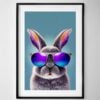 Glamorous Bunny Print