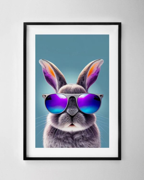Glamorous Bunny Print