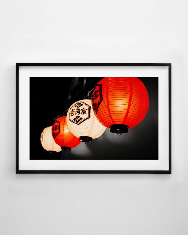 Japanese Lanterns Print