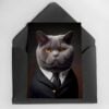 Cat in a Suit Card