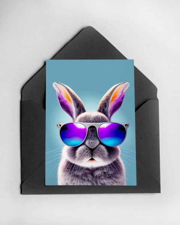 Glamorous Bunny Card