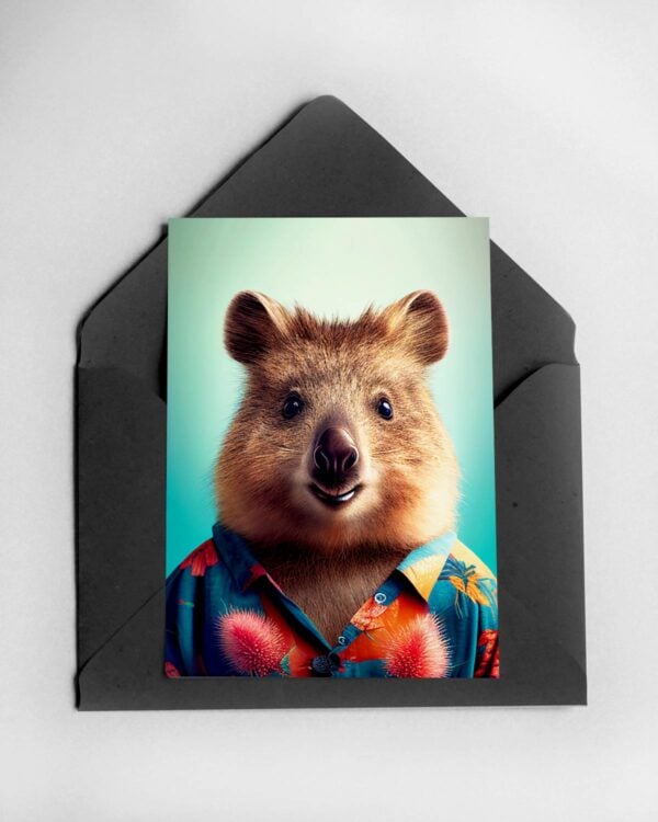 Quokka in a Shirt Card