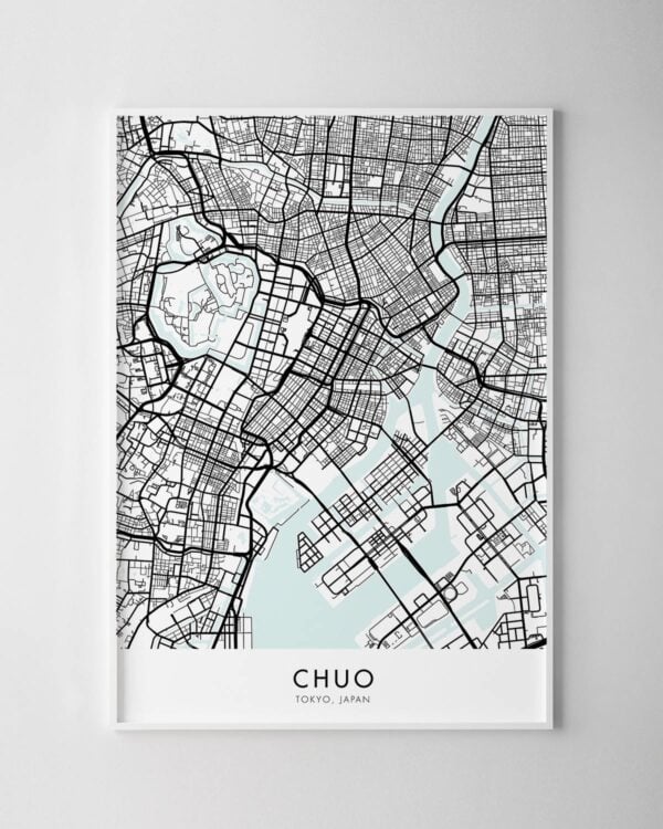 Tokyo – Chuo Map Print