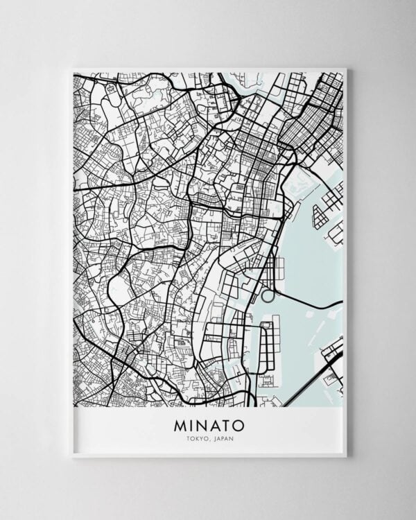 Tokyo – Minato Map Print