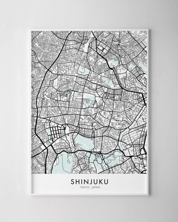 Tokyo – Shinjuku Map Print