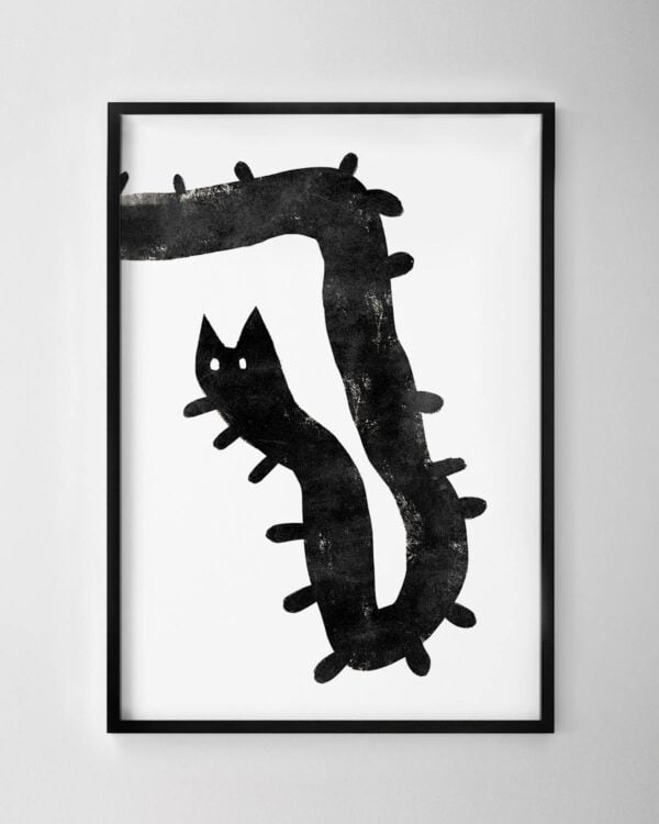 Cat-erpillar Print