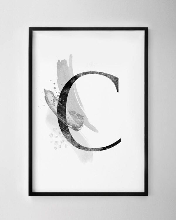 Letter C Print (A1 Size)