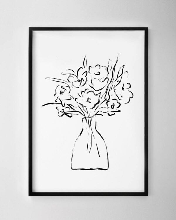 Vase of Flowers Print