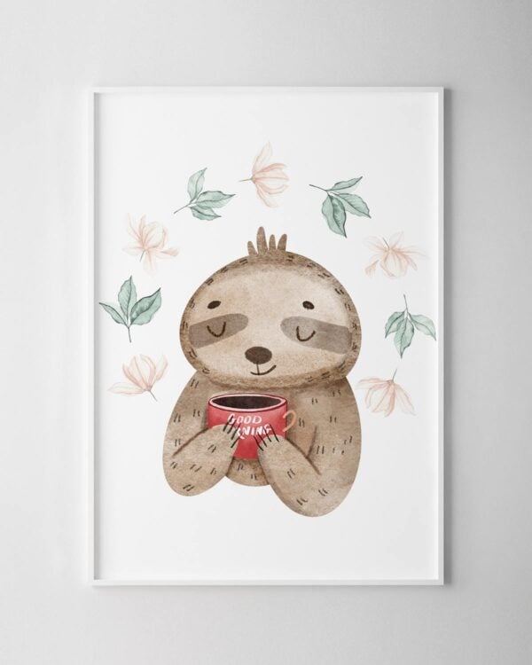 Morning Sloth Print