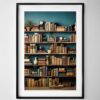 Bookshelf Print