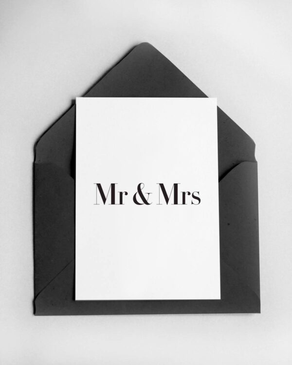 Mr & Mrs Card
