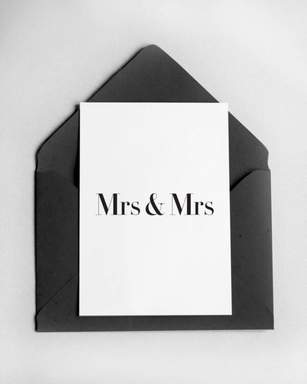 Mrs & Mrs Card