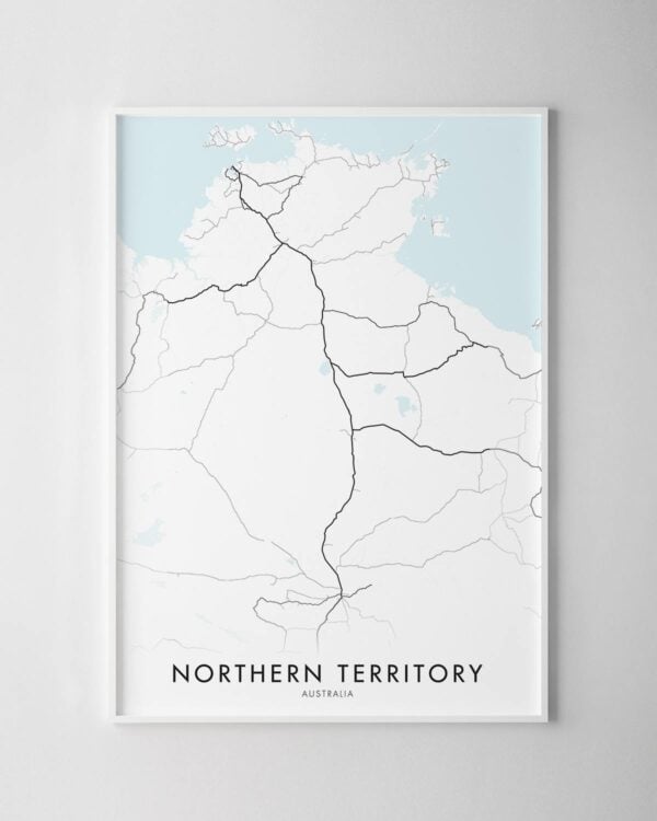 Northern Territory Map Print