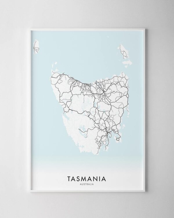 Tasmania Map Print