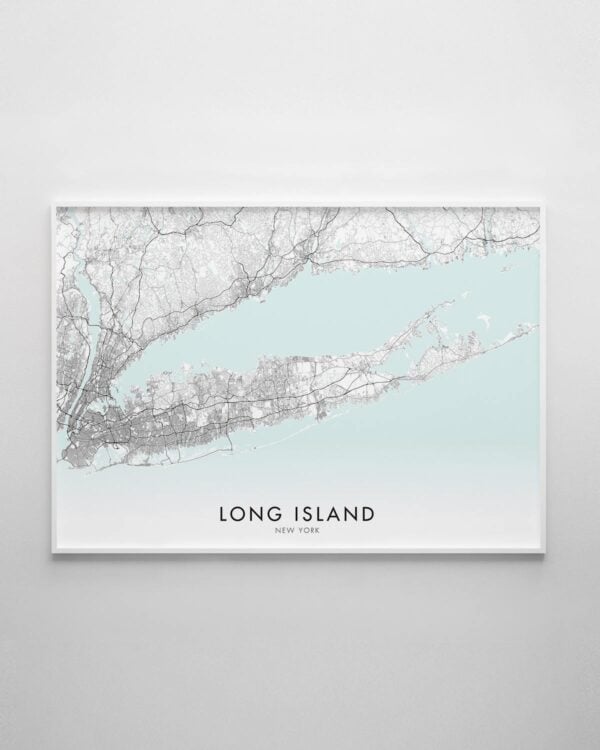 Long Island Map Print