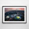 Melbourne Cricket Ground (MCG) Landscape Aerial Print