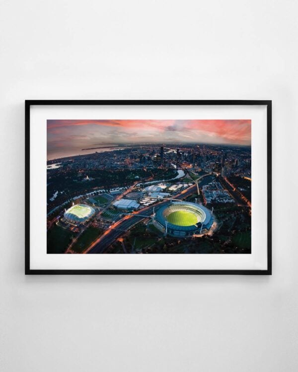 Melbourne Cricket Ground (MCG) Landscape Aerial Print