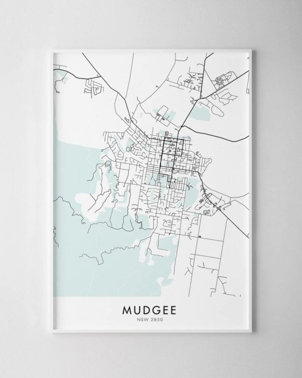 Mudgee Map Print