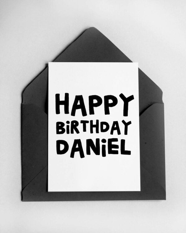 Personalised Birthday Card