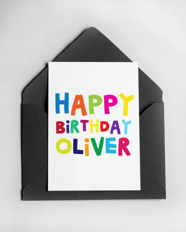 Personalised Birthday Card