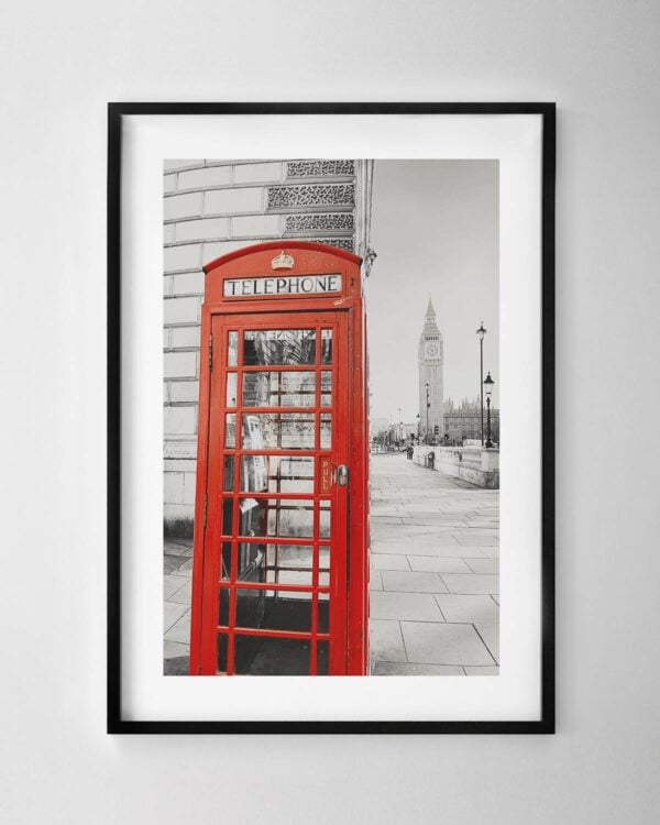London Phone Box Print