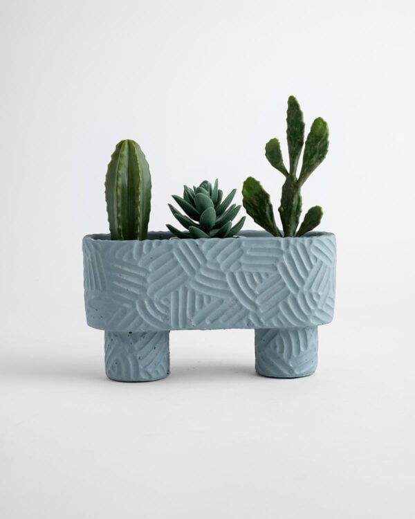 Enola Planter – Long – Blue