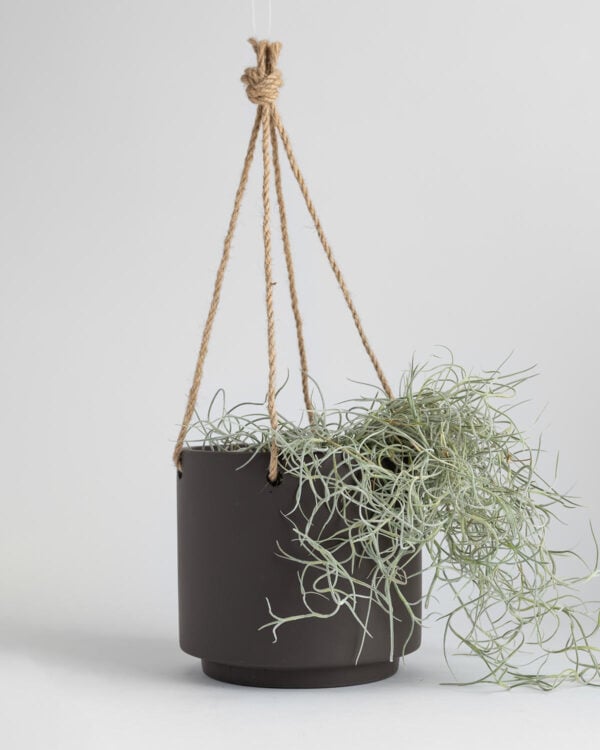 Sofia Hanging Planter – Charcoal